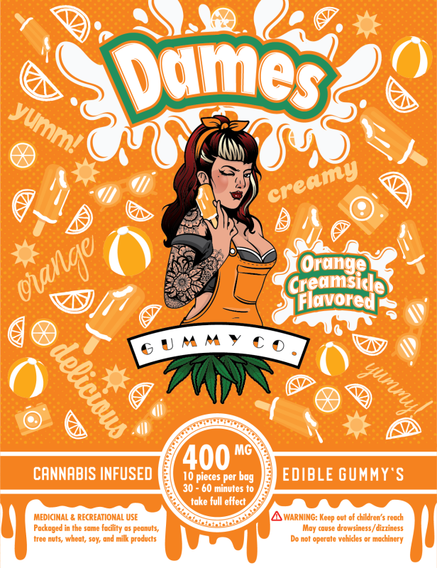 DAMES THC GUMMIES | 400MG EDIBLES