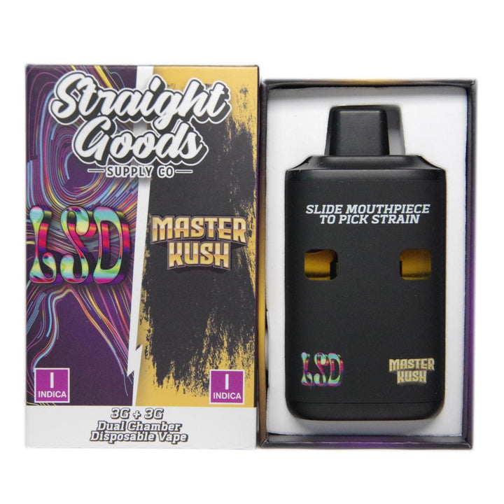 STYLO À VAPE JETABLE À DOUBLE THC STRAIGHT GOODS | 6000MG