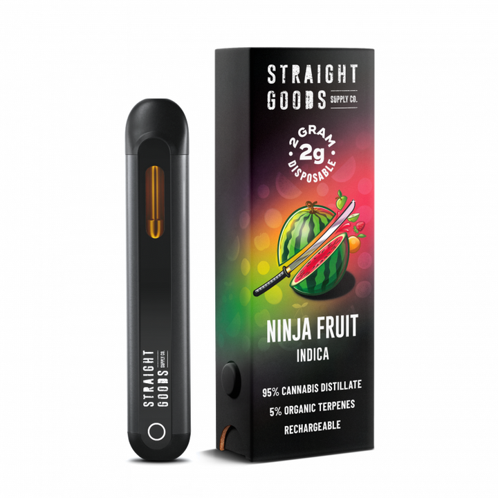 STYLO À VAPE JETABLE AU THC STRAIGHT GOODS | 2000 MG