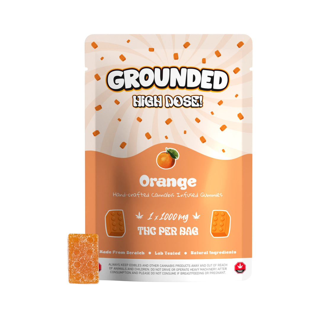 GROUNDED HIGH DOSE THC GUMMY BEARS | 500MG EDIBLES