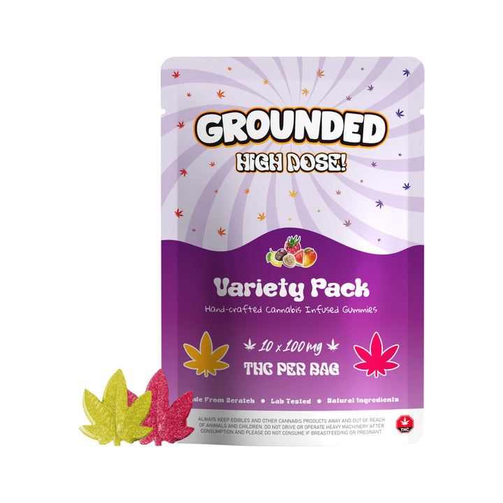 GROUNDED HIGH DOSE THC LEAFS | 1000MG EDIBLES
