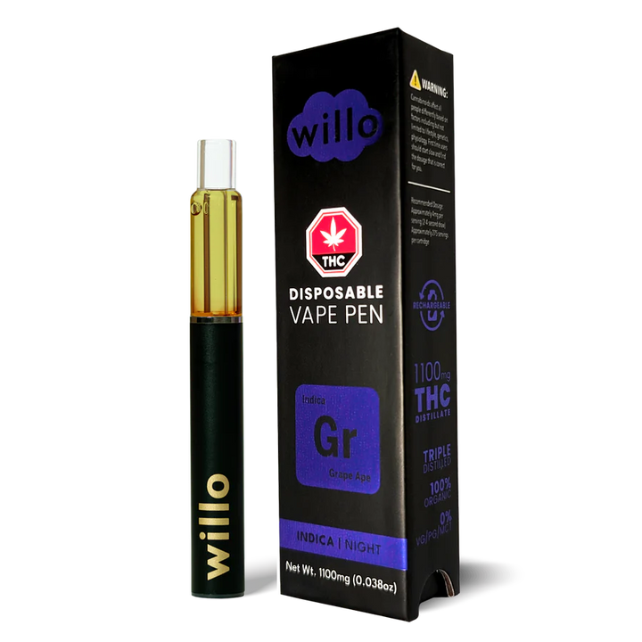 WILLO THC DISPOSABLE VAPE PEN | 1.1G