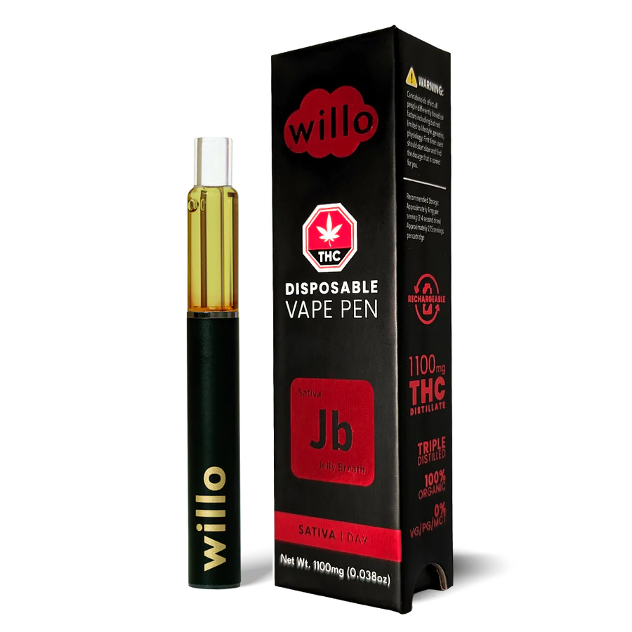 STYLO VAPE JETABLE AU THC WILLO | 1100MG