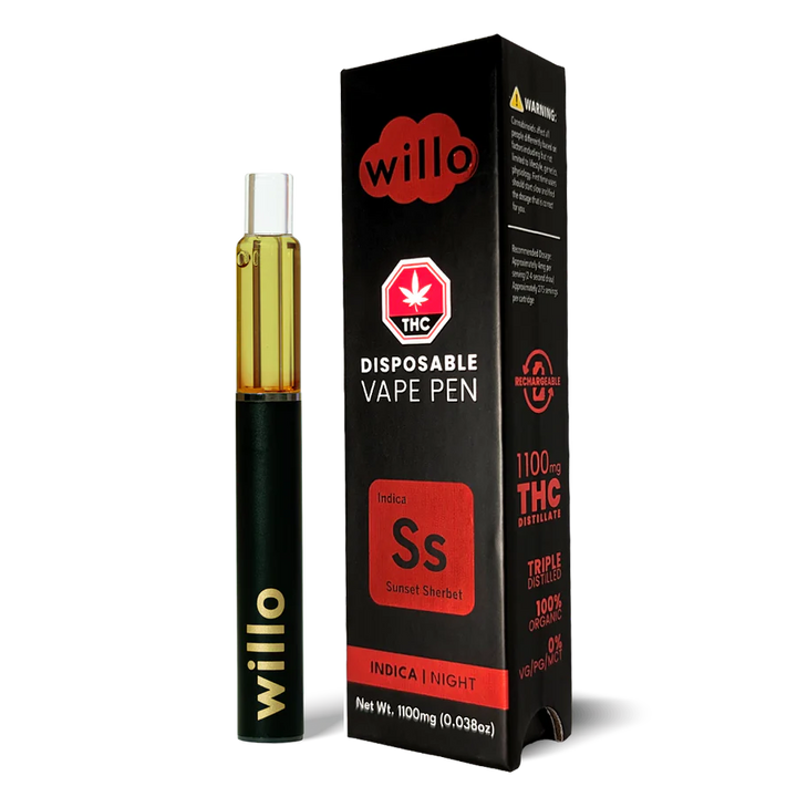 STYLO VAPE JETABLE AU THC WILLO | 1100MG