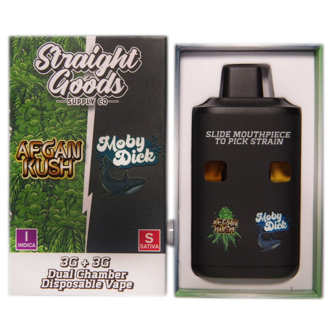 STYLO À VAPE JETABLE À DOUBLE THC STRAIGHT GOODS | 6000MG