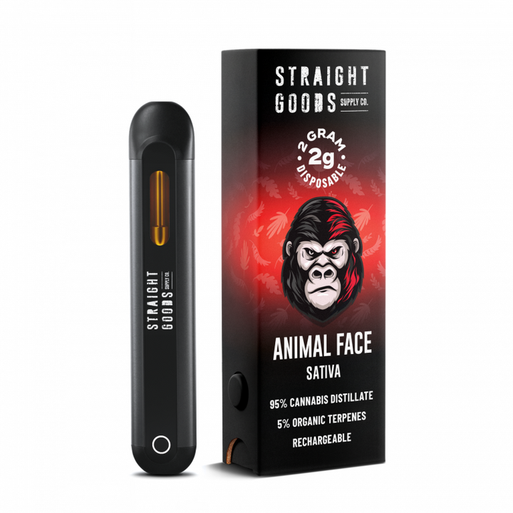 STYLO À VAPE JETABLE AU THC STRAIGHT GOODS | 2000 MG