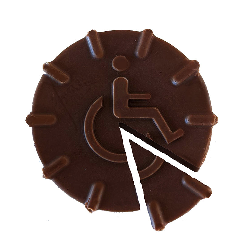ATOMIC WHEELCHAIR THC ALMOND & CHOCOATE | 500MG EDIBLES