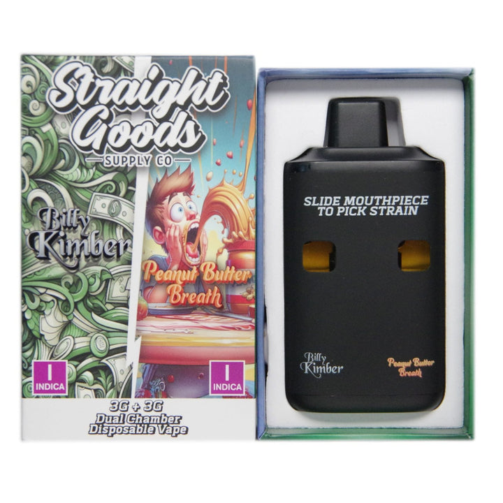 STYLO À VAPE JETABLE À DOUBLE THC STRAIGHT GOODS | 6000MG