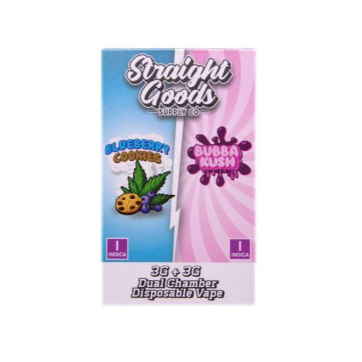 STYLO À VAPE JETABLE À DOUBLE THC STRAIGHT GOODS | 6000MG