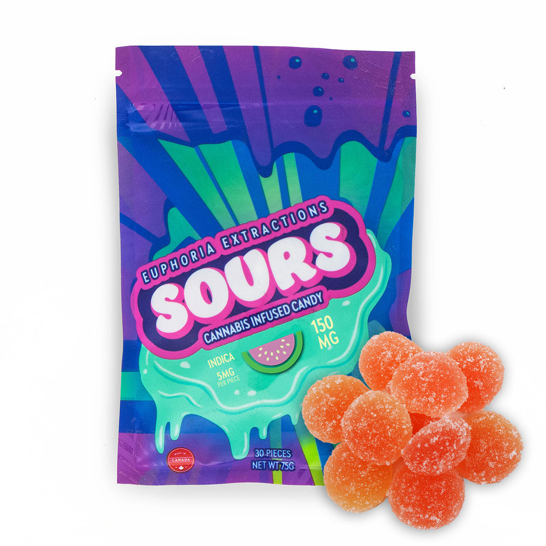 EUPHORIA EXTRACTIONS THC SOUR GUMMIES | 150MG EDIBLES