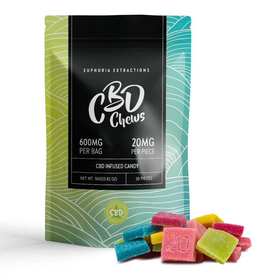 EUPHORIA EXTRACTIONS CBD SHATTER CHEWS GUMMIES | 600MG EDIBLES