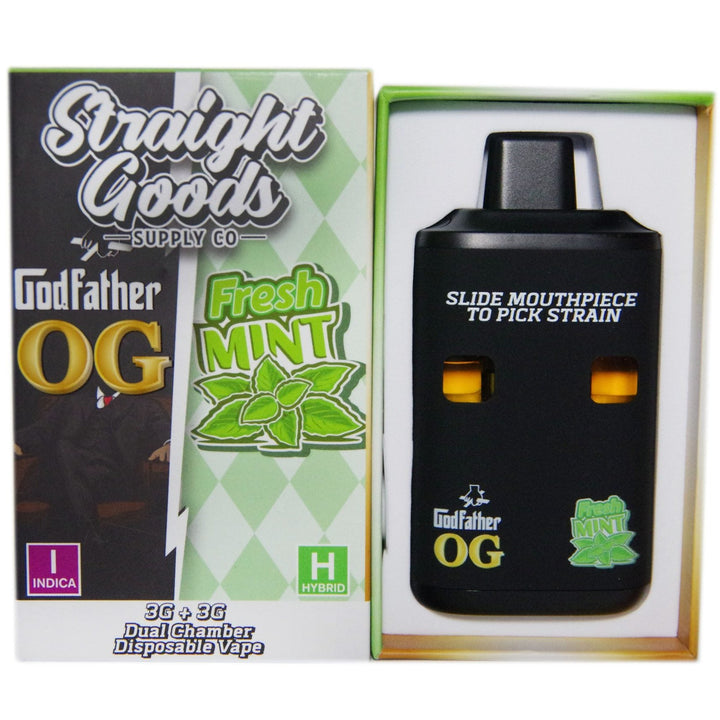 STYLO À VAPE JETABLE À DOUBLE THC STRAIGHT GOODS | 6000MG