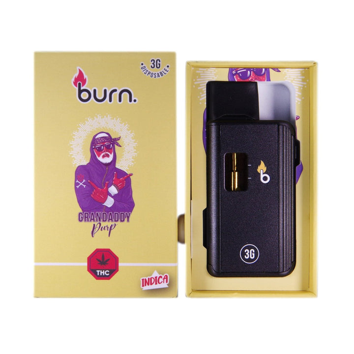 BURN. THC DISPOSABLE VAPE PEN | 3G