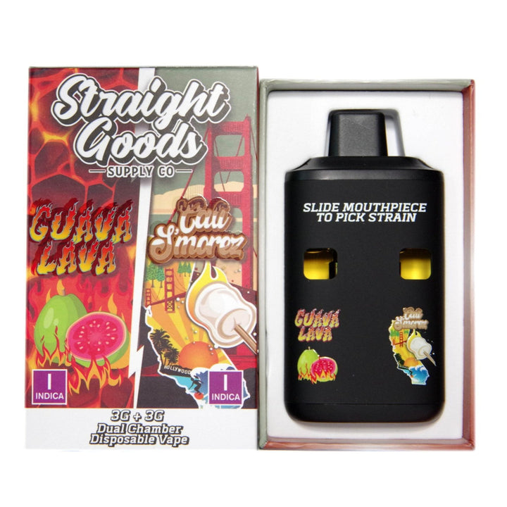 STRAIGHT GOODS SUPPLY CO THC DUAL DISPOSABLE VAPE PEN | 6G