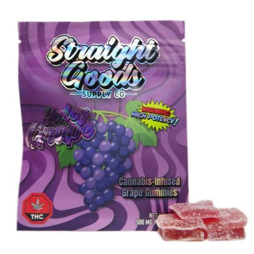 GOMMES AU THC STRAIGHT GOODS | PRODUITS COMESTIBLES 500 MG 