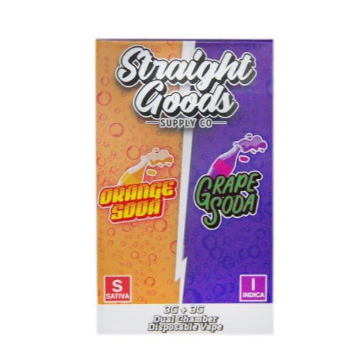 STYLO À VAPE JETABLE À DOUBLE THC STRAIGHT GOODS | 6000MG