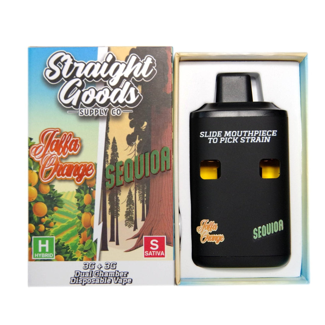 STYLO À VAPE JETABLE À DOUBLE THC STRAIGHT GOODS | 6000MG