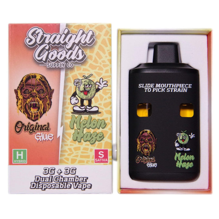 STYLO À VAPE JETABLE À DOUBLE THC STRAIGHT GOODS | 6000MG