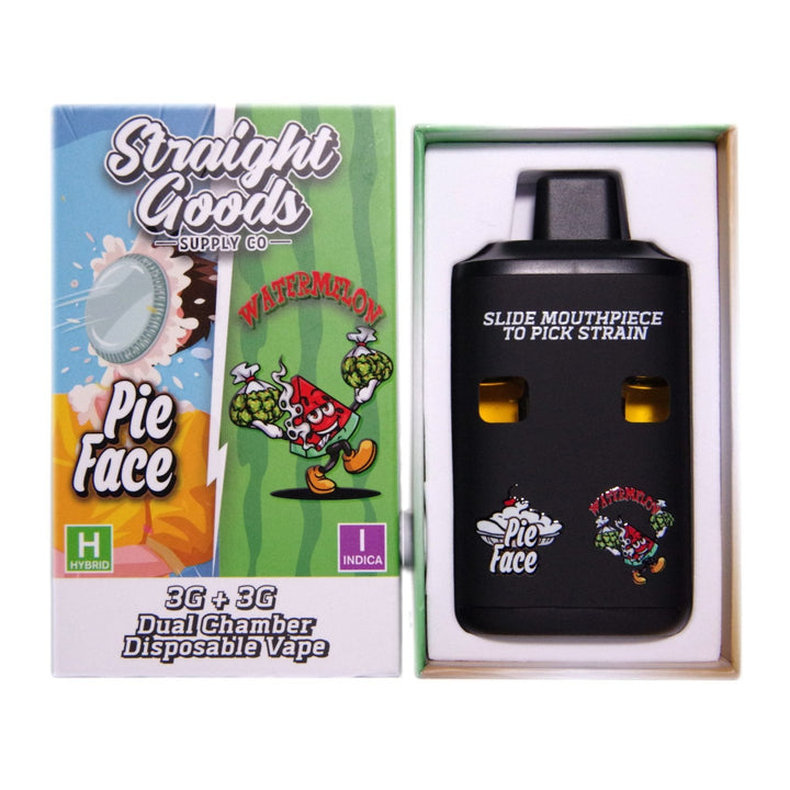 STYLO À VAPE JETABLE À DOUBLE THC STRAIGHT GOODS | 6000MG