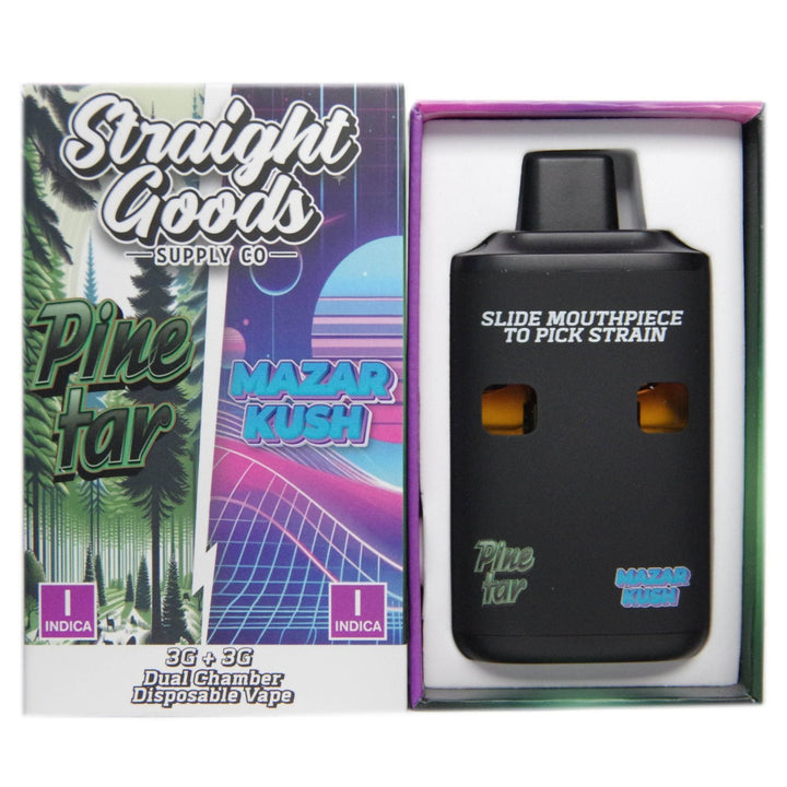 STYLO À VAPE JETABLE À DOUBLE THC STRAIGHT GOODS | 6000MG