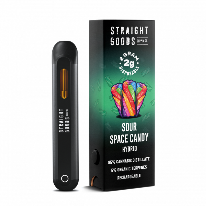 STYLO À VAPE JETABLE AU THC STRAIGHT GOODS | 2000 MG