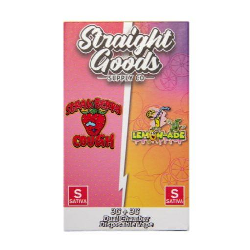 STYLO À VAPE JETABLE À DOUBLE THC STRAIGHT GOODS | 6000MG