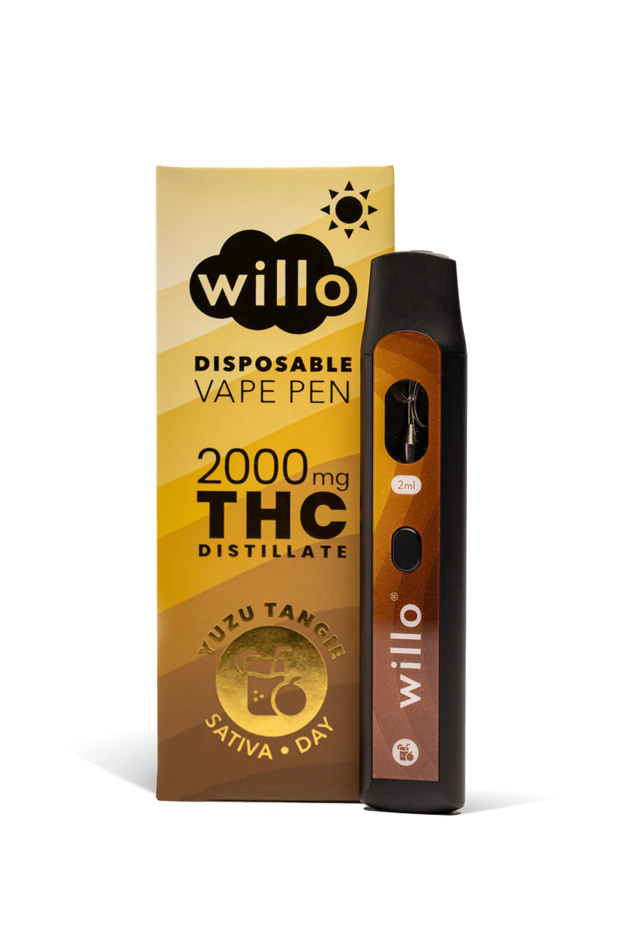 WILLO THC DISPOSABLE VAPE PEN | 2000MG